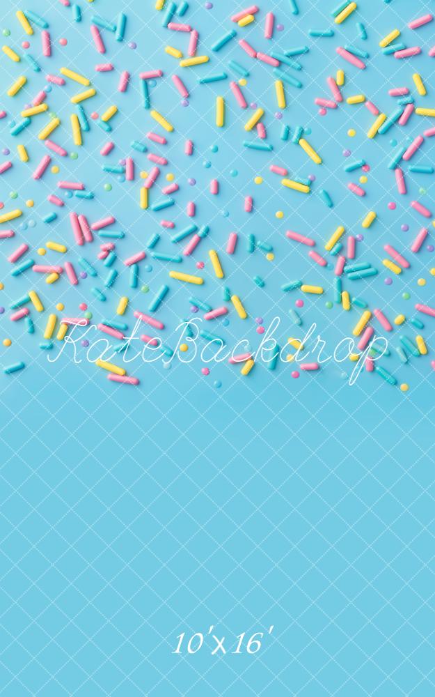 Kate Sweep Pastel Sprinkles Blue Backdrop Designed by Kate Image - Image 3