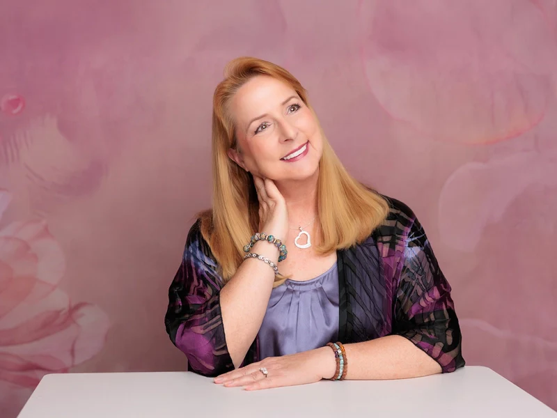 Kate Fine Art Floral Blurry Pink Backdrop Designed by GQ