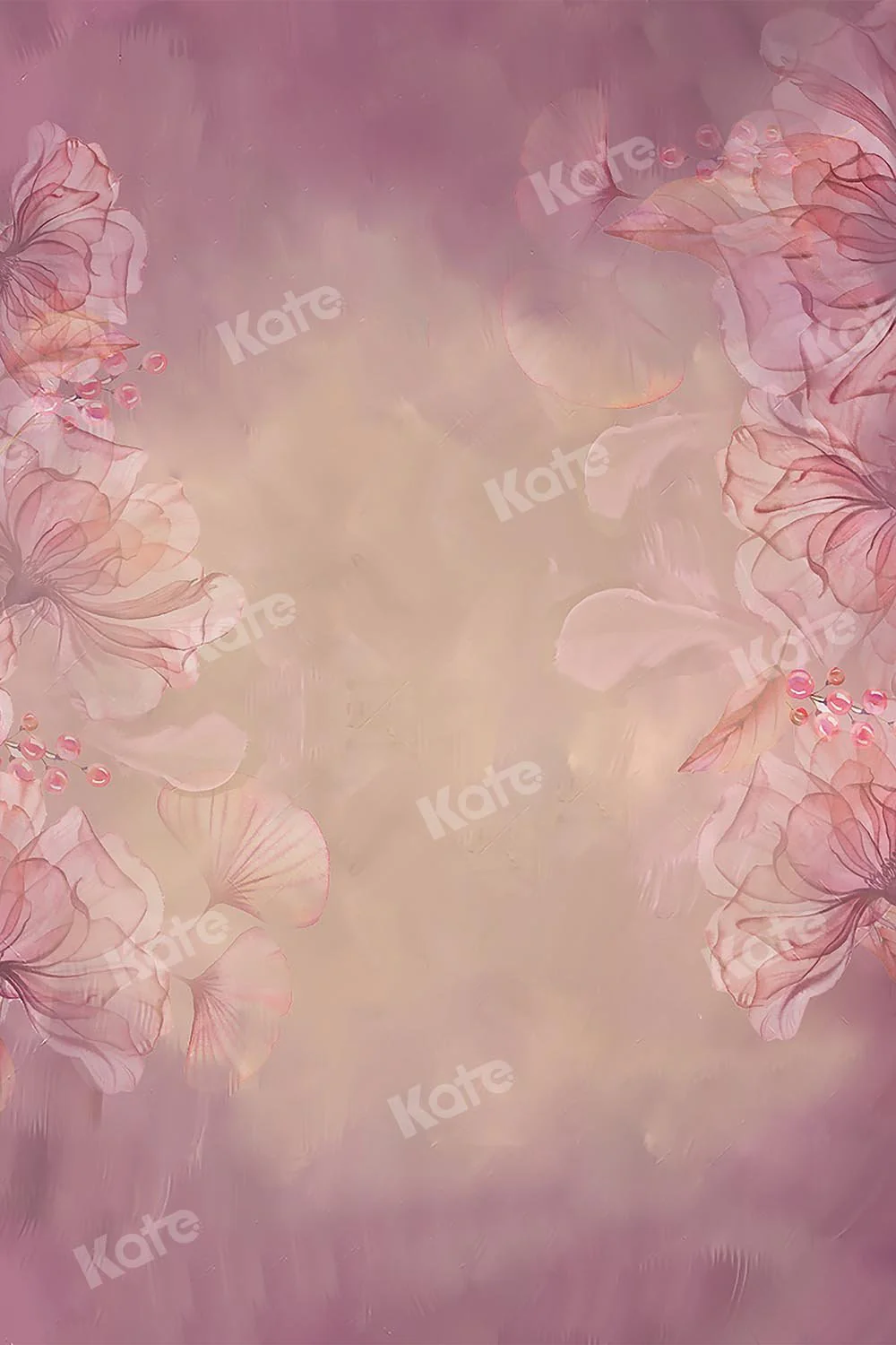 Kate Fine Art Floral Blurry Pink Backdrop Designed by GQ - Image 4