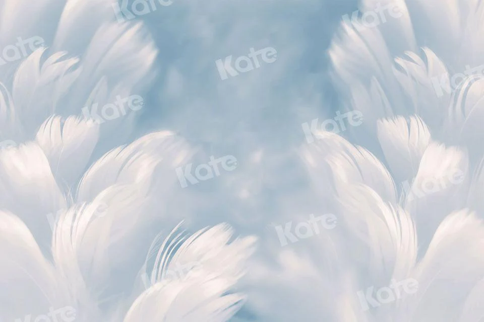 Kate Fine Art White Feather Dream Backdrop for Photography