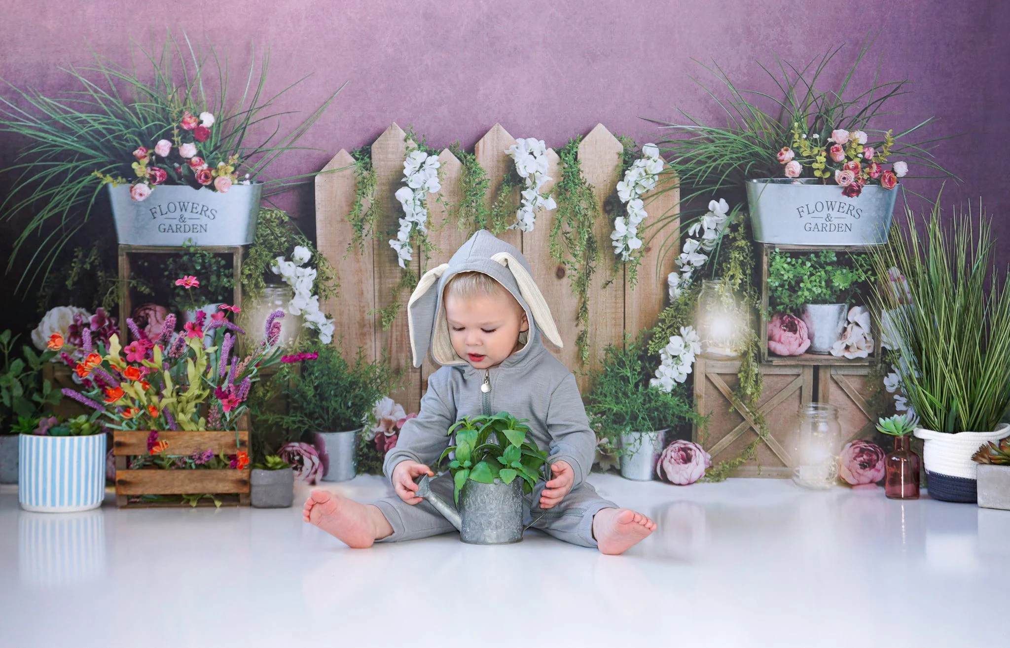 Kate Florals Garden Backdrop Designed by Megan Leigh Photography - Image 2