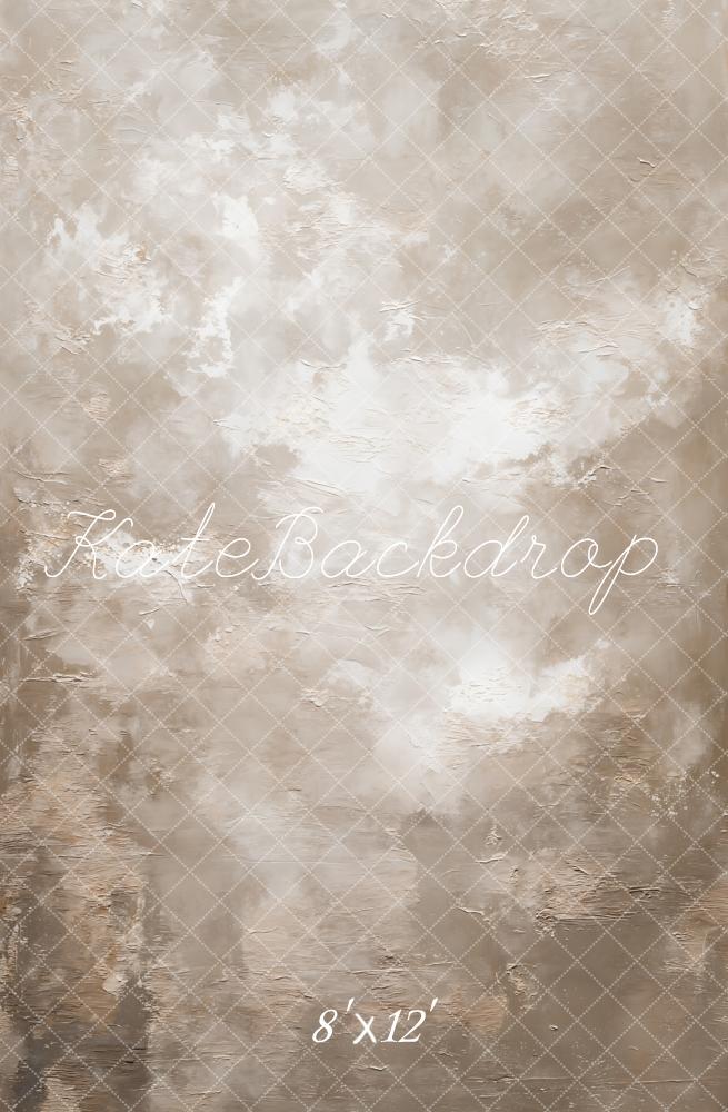 Kate Abstract Texture Beige Fleece Backdrop Designed by GQ - Image 4