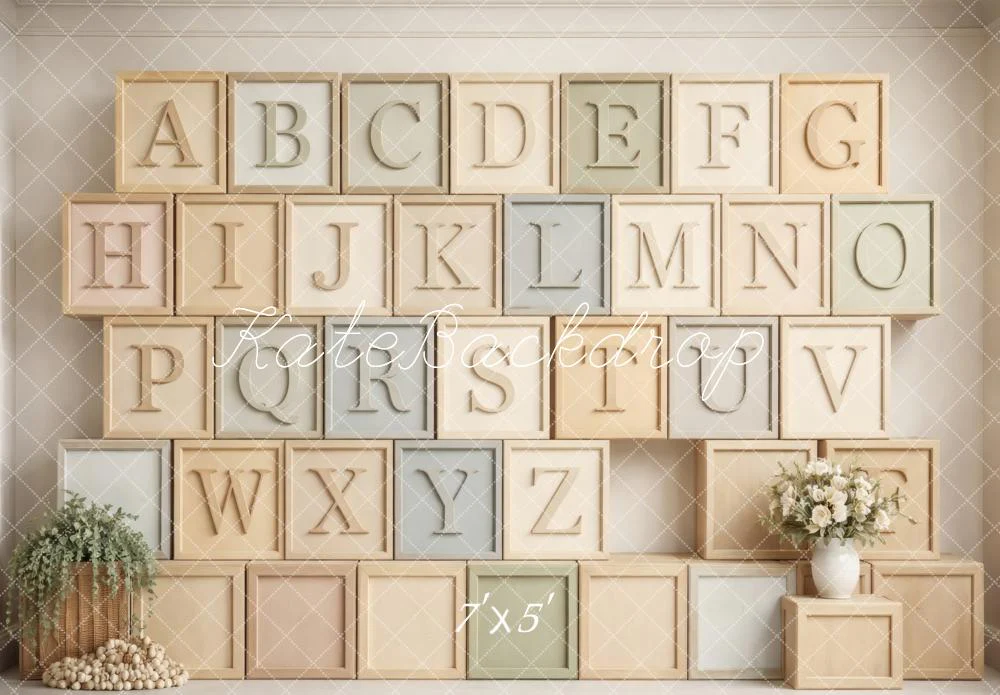 Kate Alphabet Blocks Backdrop Designed by Vertigo Productions