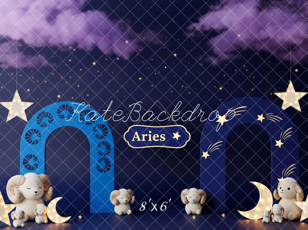 Kate Aries Star Arch Sheep Night Backdrop Designed by Patty Robert - Image 3