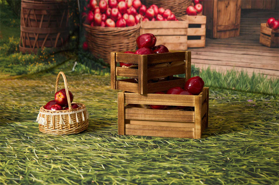 Kate 10pcs Artificial Red Delicious Apples(D ≈ 2.76" H ≈ 4.33") for Photography - Image 3