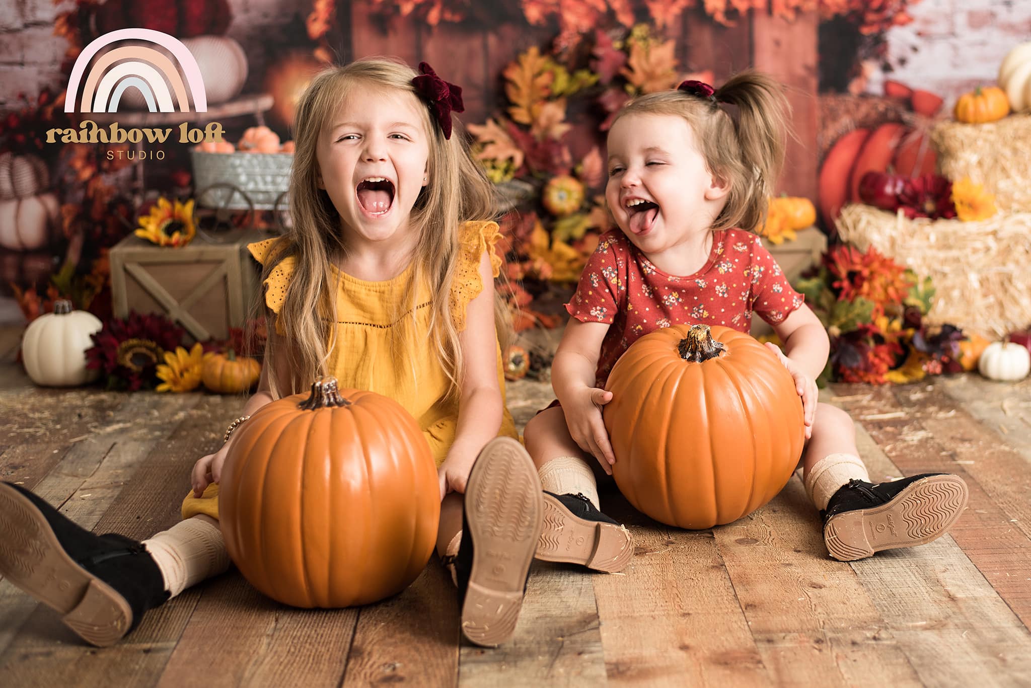 Kate Autumn Pumpkin Stand Harvast Backdrop Designed By Rose Abbas