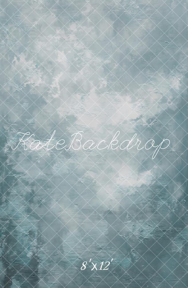 Kate Blue Abstract Texture Backdrop Designed by GQ - Image 12