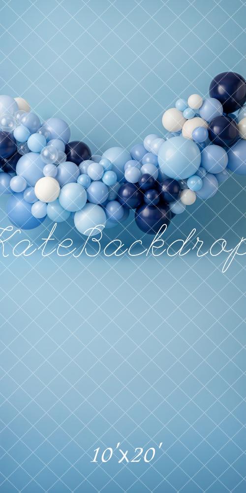Kate Blue Balloon Arch Garland Backdrop Designed by Emetselch - Image 5
