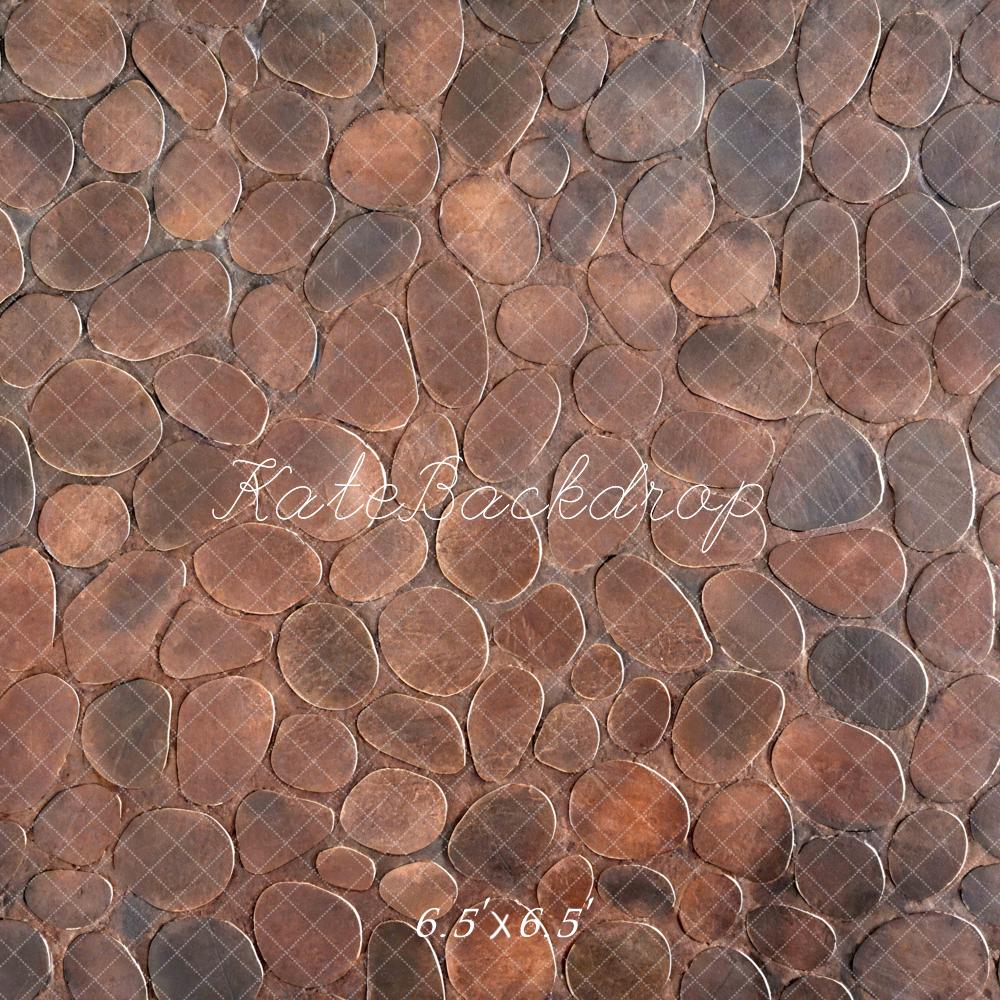 Kate Brown Stone Texture Floor Backdrop Designed by Mini MakeBelieve - Image 2