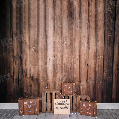Kate Children Adventure Awaits Wooden Backdrop Designed By Staci Lynn Photography - Image 2