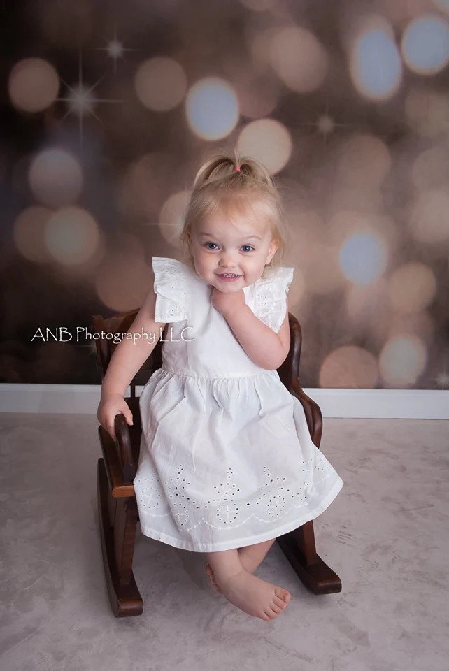 Kate Children Grey Light Spot Glitter Shiny Photography Backdrops - Image 3
