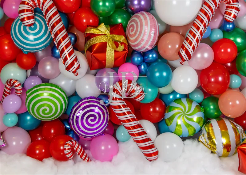 Kate Christmas Balloon Wall Backdrop Designed by JB Photography