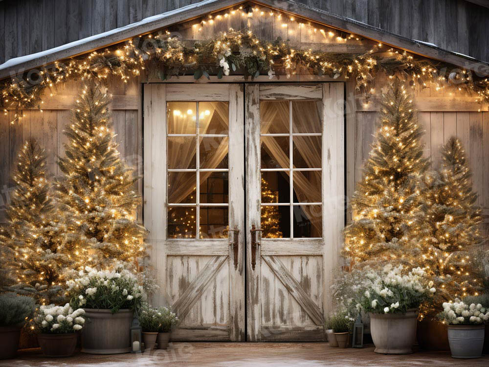 Kate Christmas Barn Backdrop Designed by Emetselch - Image 8