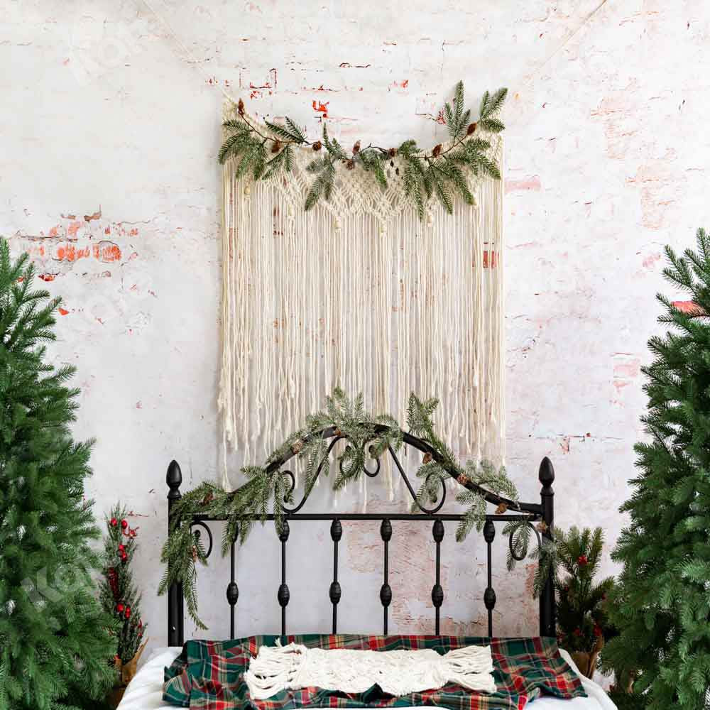 Kate Christmas Headboard Tree Boho Backdrop Designed by Emetselch - Image 2
