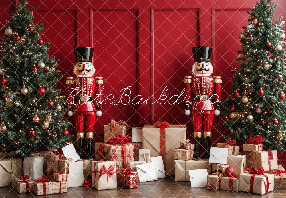 Kate Christmas Tree Nutcracker Gifts Backdrop Designed by Patty Robert