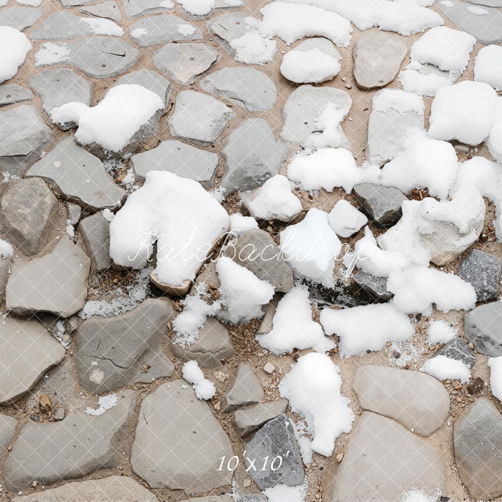 Kate Cobblestone Snow Ground Floor Backdrop Designed by Kate Image - Image 7