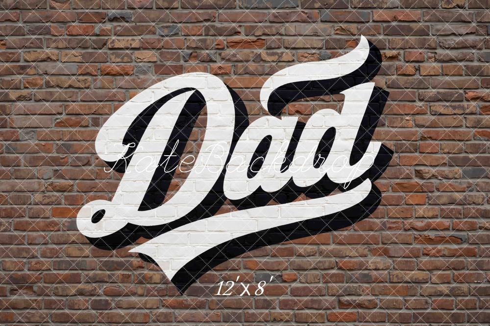Kate Dad Brick Wall Graffiti Backdrop Designed by Mini MakeBelieve - Image 8
