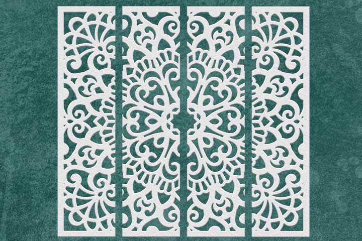 Kate Dark Green Boho Texture Backdrop for Photography