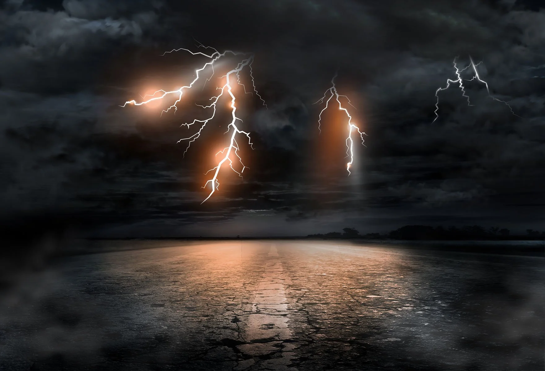 Kate Dark Sky Road Backdrop for Sports Photography designed by Jerry_Sina - Image 2
