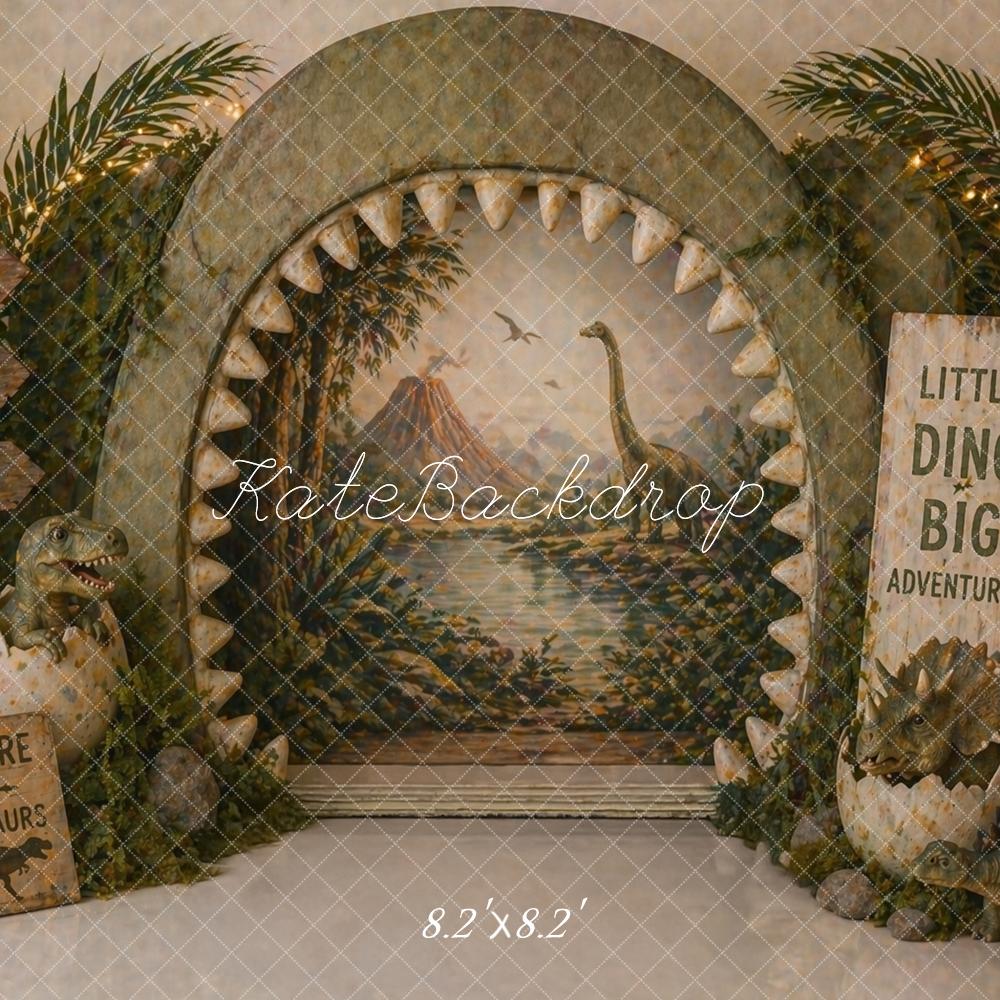 Kate Dinosaur Jungle Arch Eggs Backdrop Designed by Caitlin Lynch - Image 5