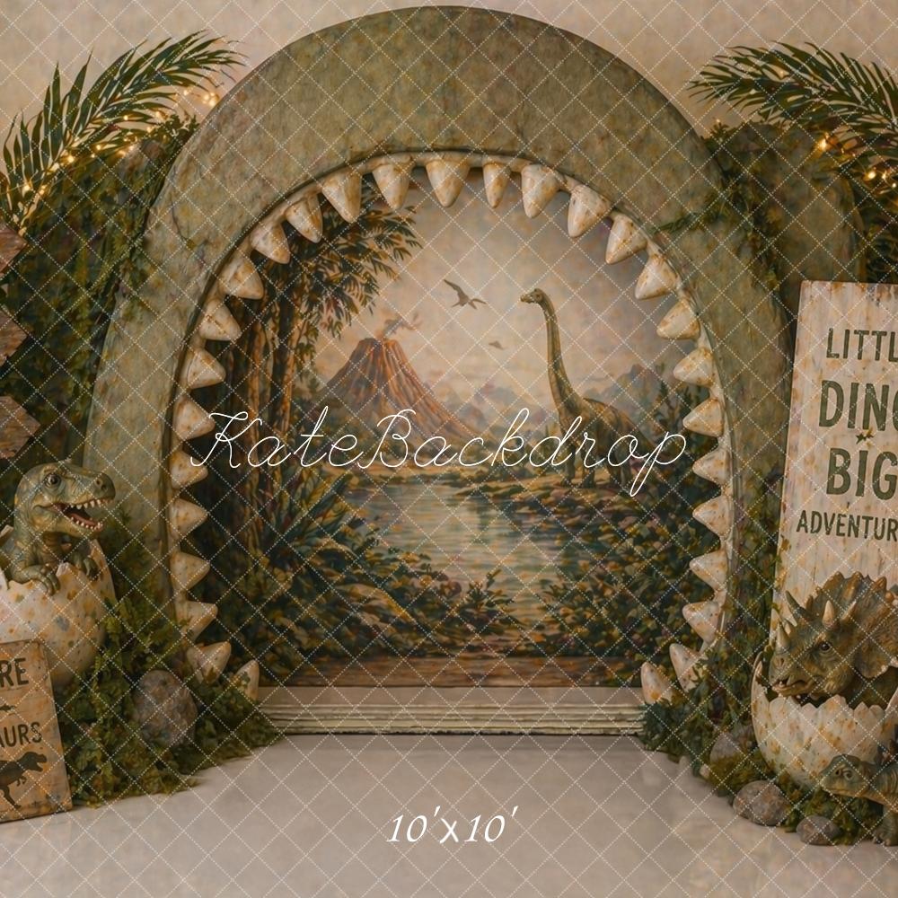Kate Dinosaur Jungle Arch Eggs Backdrop Designed by Caitlin Lynch - Image 7