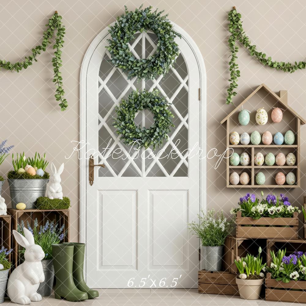 Kate Easter Bunny Eggs Spring Greenery Backdrop Designed by Patty Robert - Image 2
