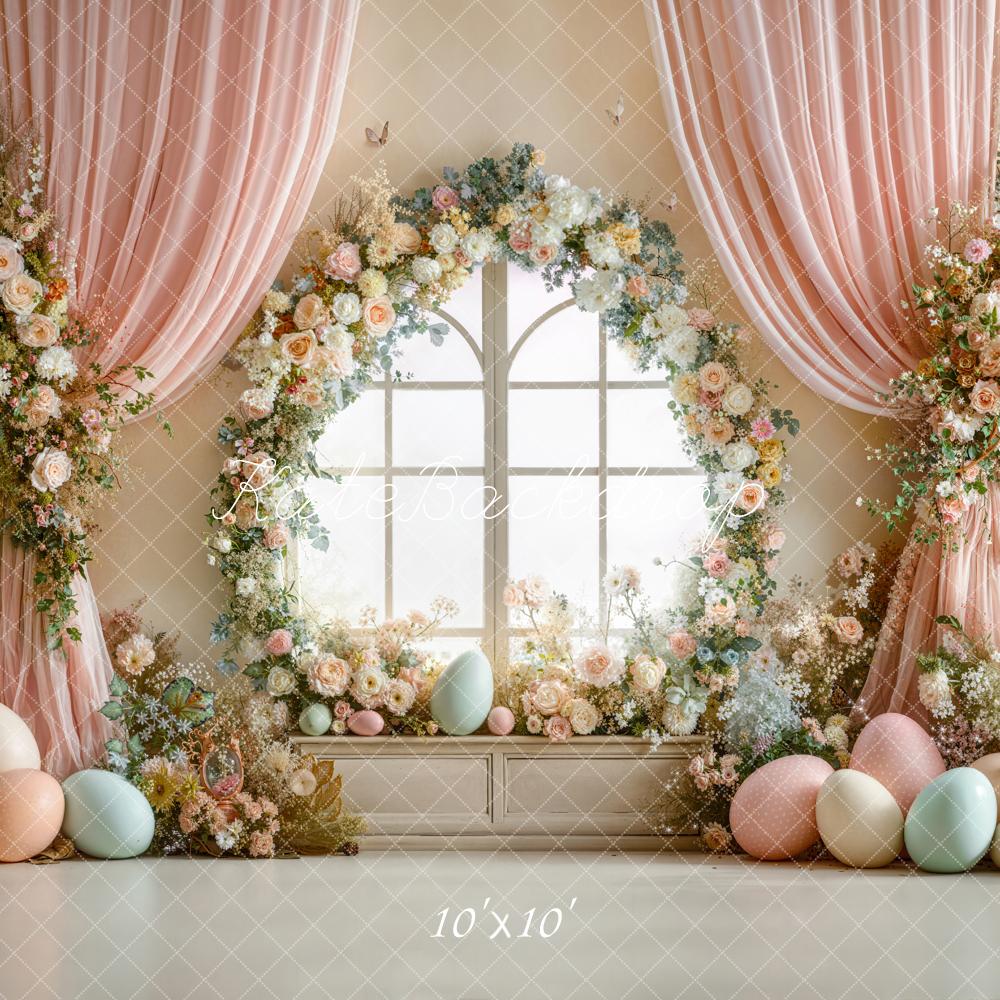 Kate Easter Bunny Garland Window Curtains Backdrop Designed by Emstselch - Image 7