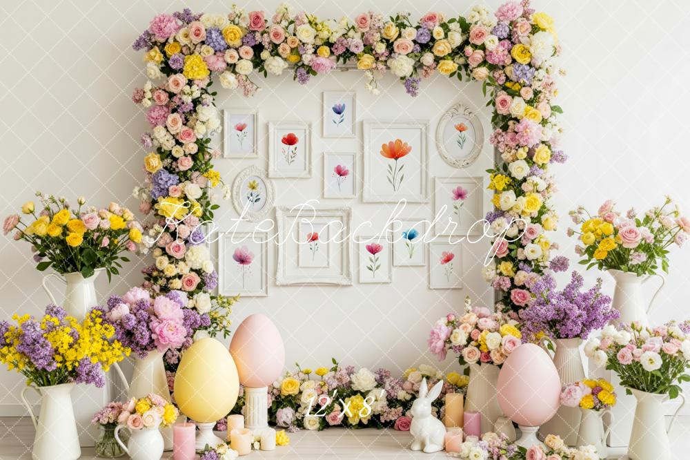 Kate Easter Bunny Garland Pastel Eggs Backdrop Designed by Patty Robert - Image 8