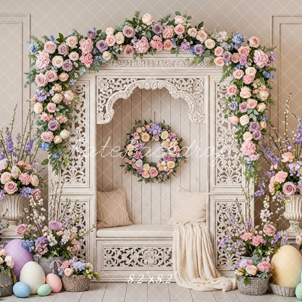 Kate Easter Bunny Garland Pastel Eggs Backdrop Designed by Patty Robert - Image 5