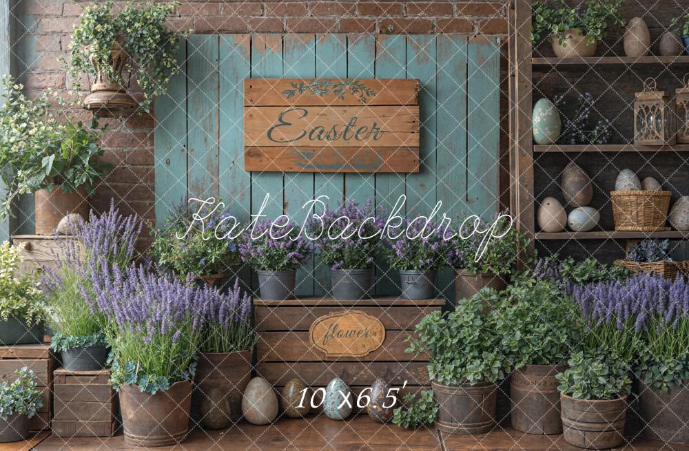 Kate Easter Eggs Rustic Green Backdrop Designed by Emetselch - Image 4