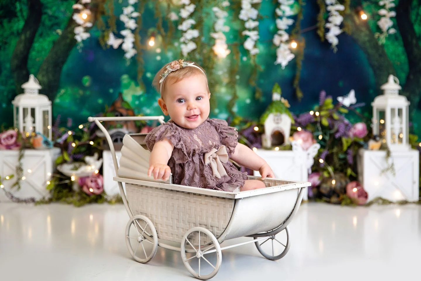 Kate Fairy Garden Forest Backdrop Designed by Megan Leigh Photography