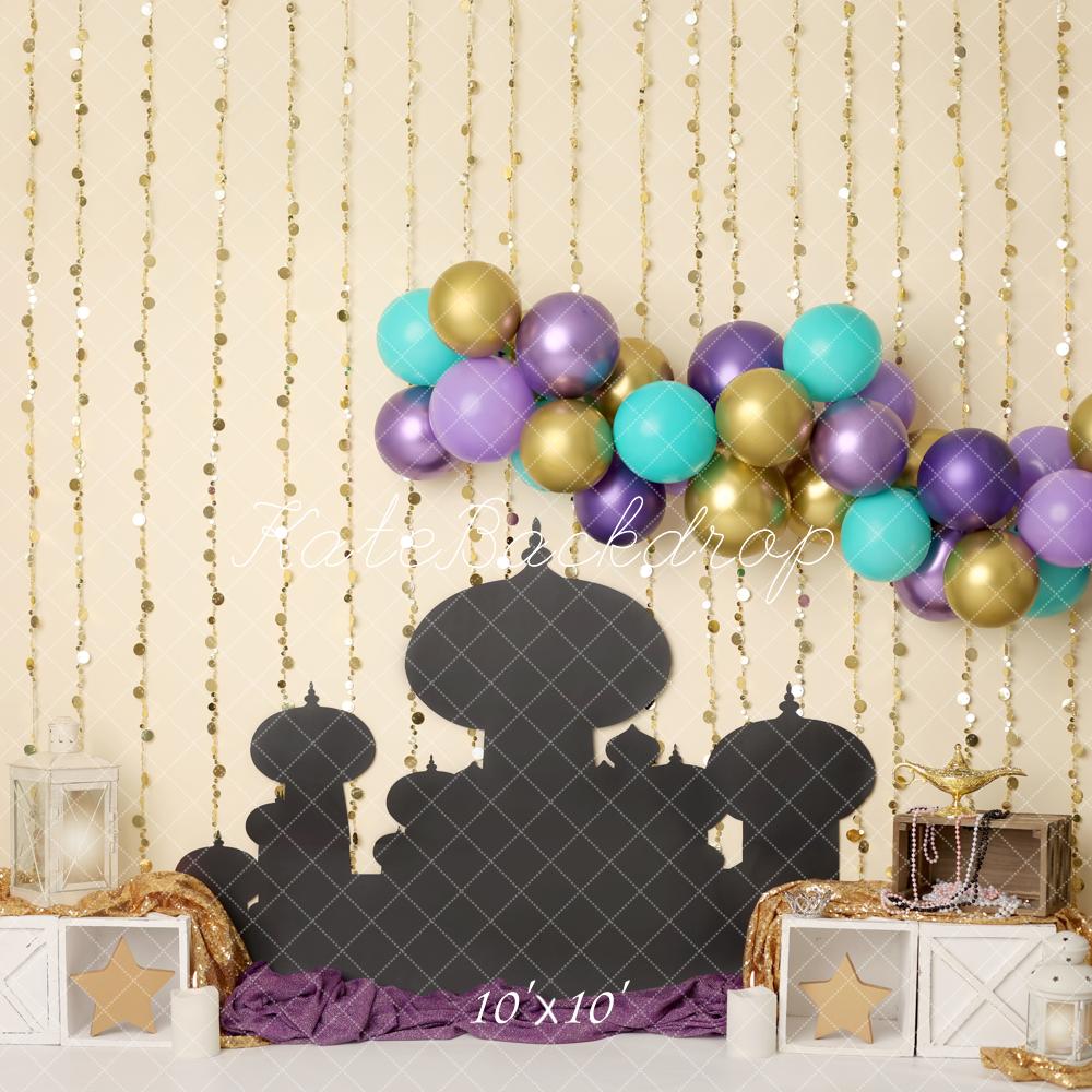 Kate Birthday Fantasy Balloons Backdrop Designed by Melissa King - Image 4