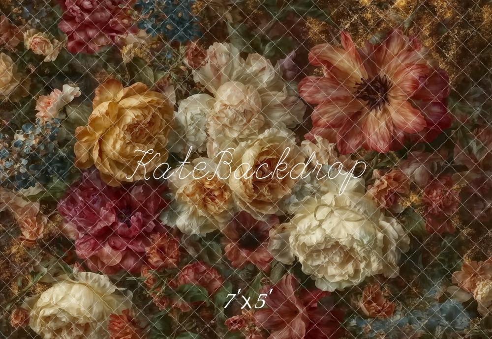 Kate Fine Art Flower Pattern Backdrop Designed by Emetselch