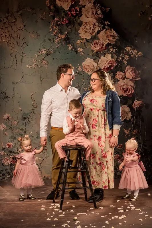 Kate Fine Art Vintage Flower Backdrop Designed by Emetselch