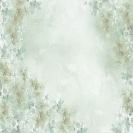 Kate Fine Art Watercolors Green Flowers Abstract Backdrop designed by Veronika Gant - Image 11