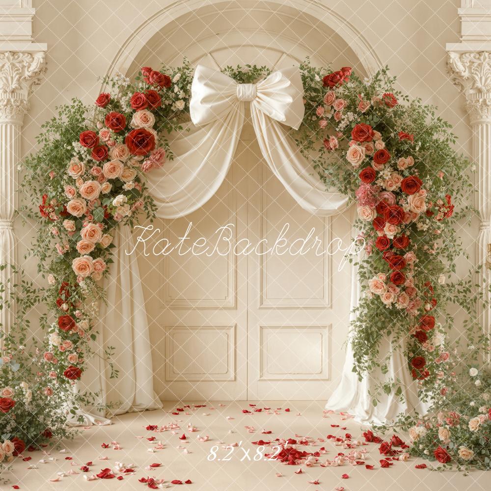Kate Garland Elegant Columns Cream Backdrop Designed by Emetselch - Image 5