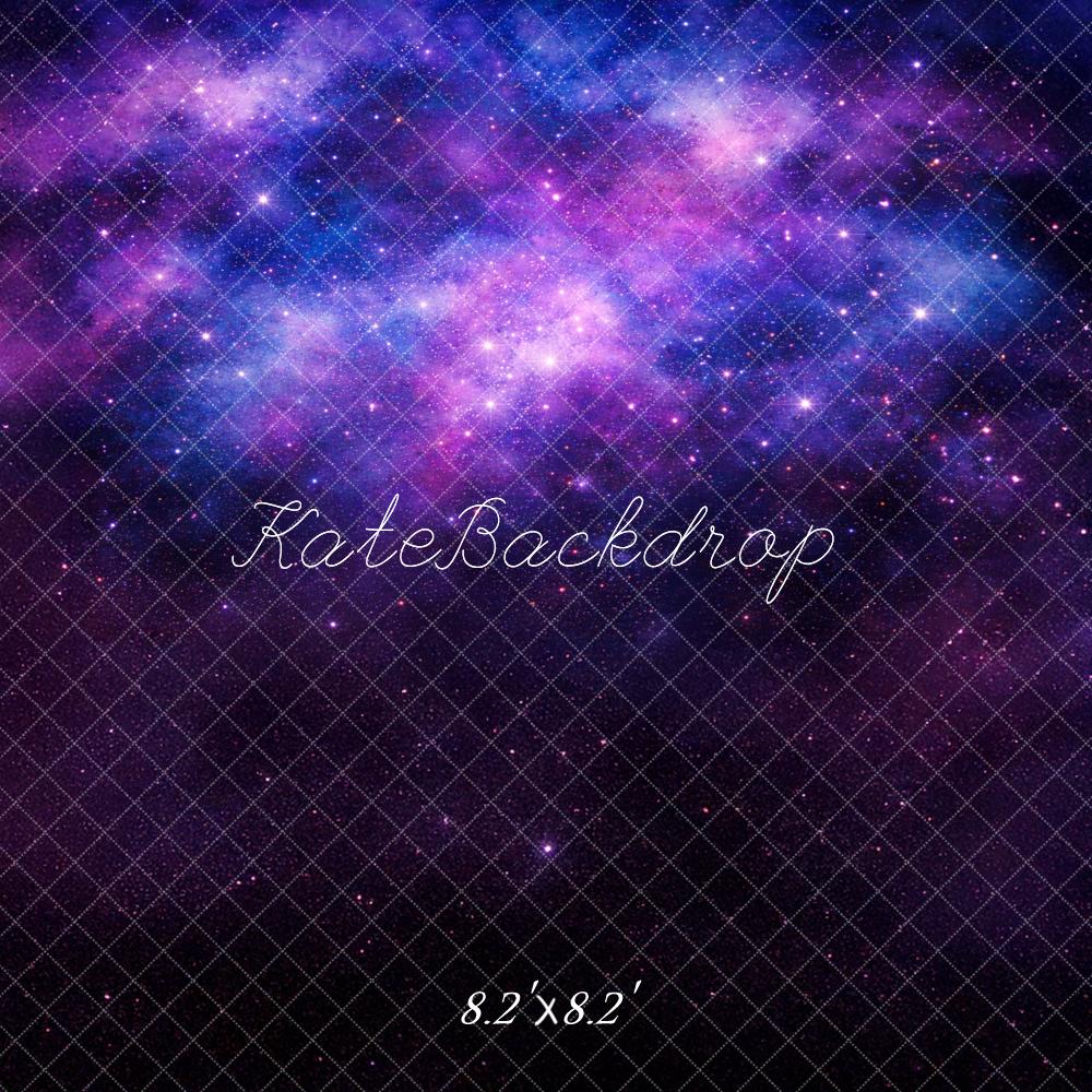 Kate Galaxy Nebula Purple Stars Backdrop Designed by Mandy Ringe Photography - Image 5