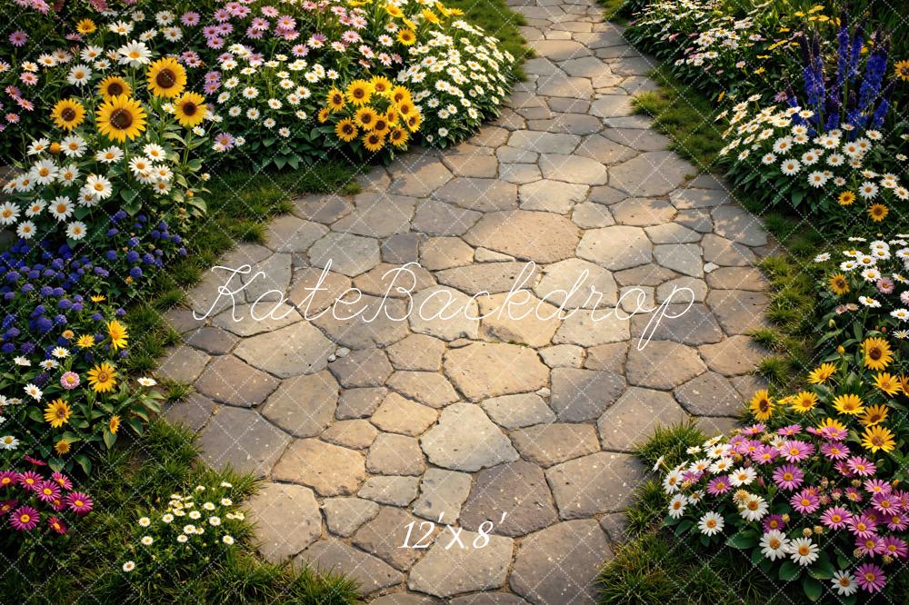Kate Garden Cobblestone Path Backdrop Designed by Mini MakeBelieve - Image 8