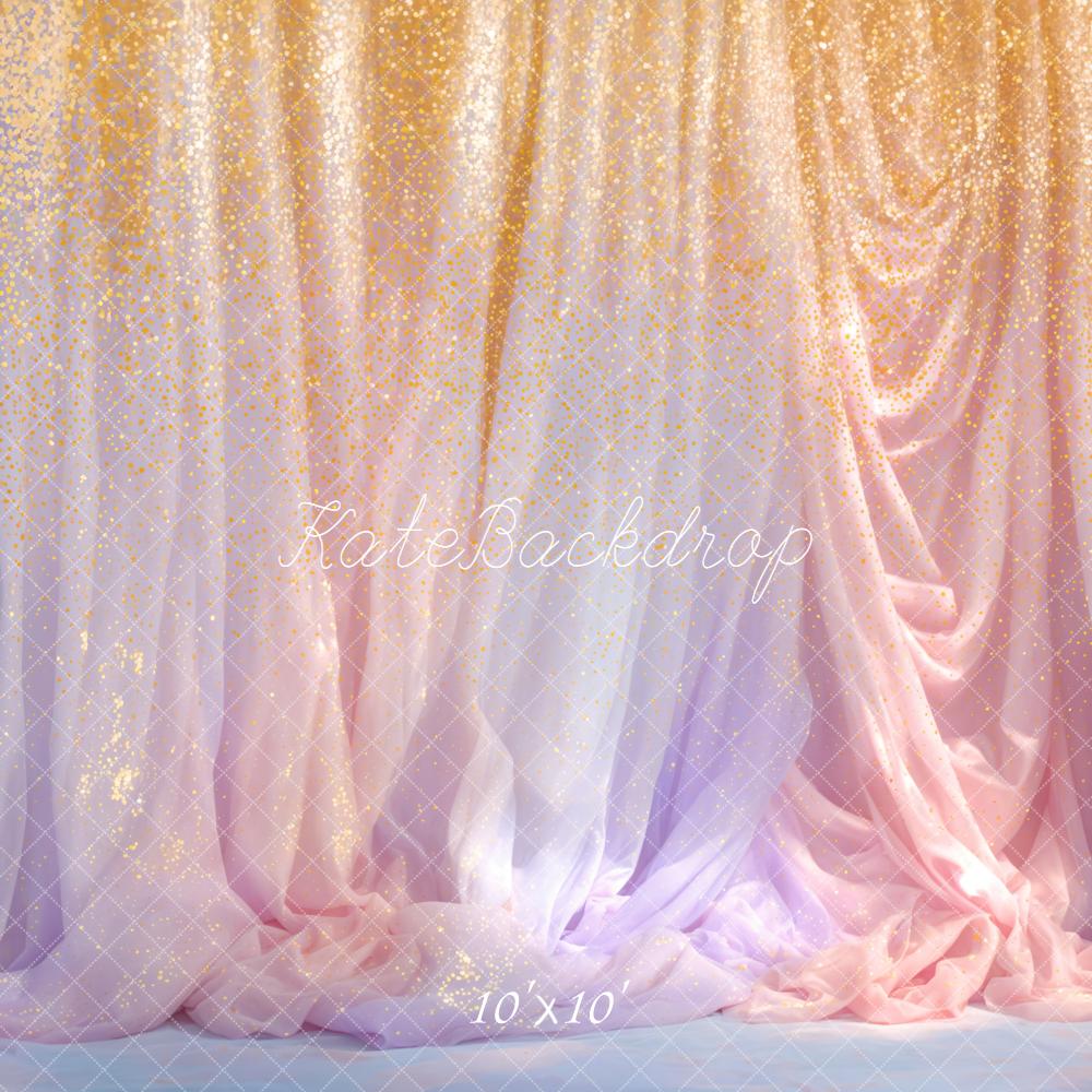 Kate Glitter Ombre Draped Backdrop Designed by Emetselch - Image 7