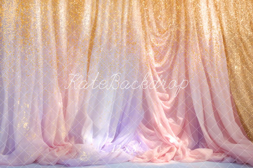 Kate Glitter Ombre Draped Backdrop Designed by Emetselch - Image 8