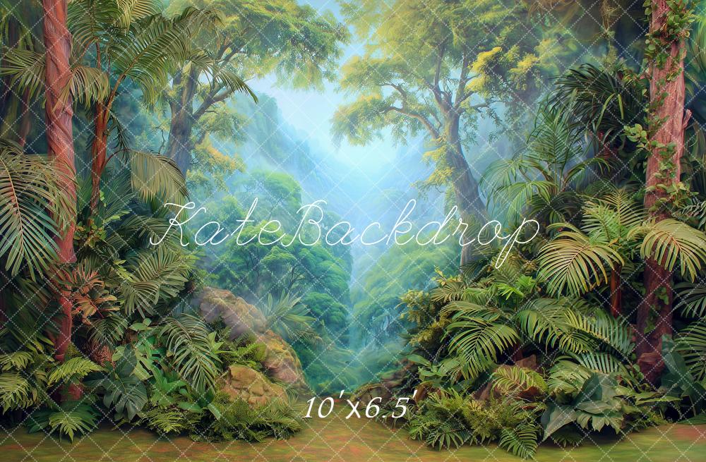 Kate Jungle Forest Lush Greenery Backdrop Designed by Angela Marie Photography - Image 4