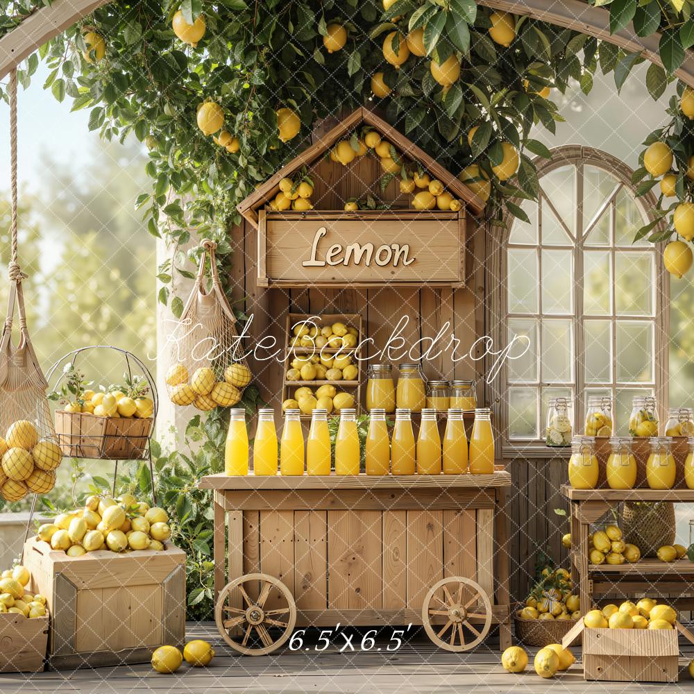 Kate Lemon Juice Stand Wooden Crates Backdrop Designed by Emetselch - Image 2