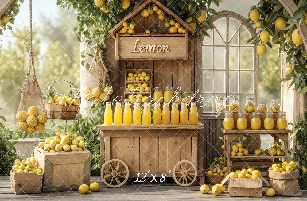 Kate Lemon Juice Stand Wooden Crates Backdrop Designed by Emetselch - Image 8