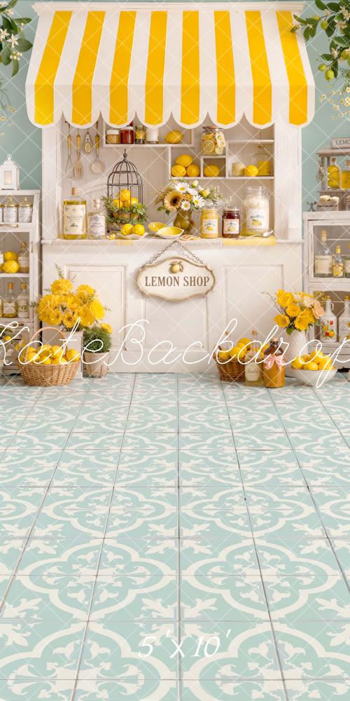 Kate Lemon Shop Tile Floor Backdrop Designed by Emetselch - Image 6