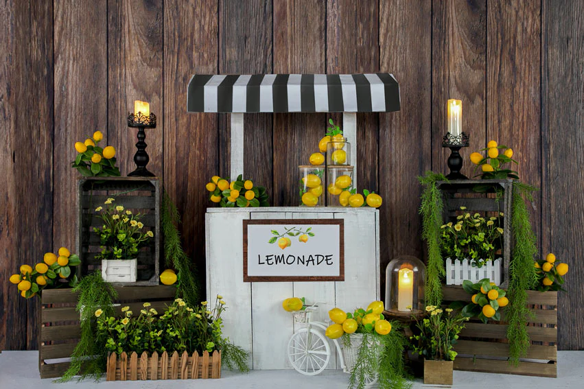Kate Summer Lemon Stand Backdrop Designed by Jia Chan Photography - Image 5