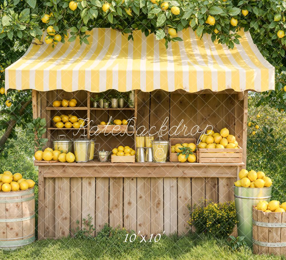 Kate Lemonade Stand Summer Wooden Stall Backdrop Designed by Emetselch - Image 10