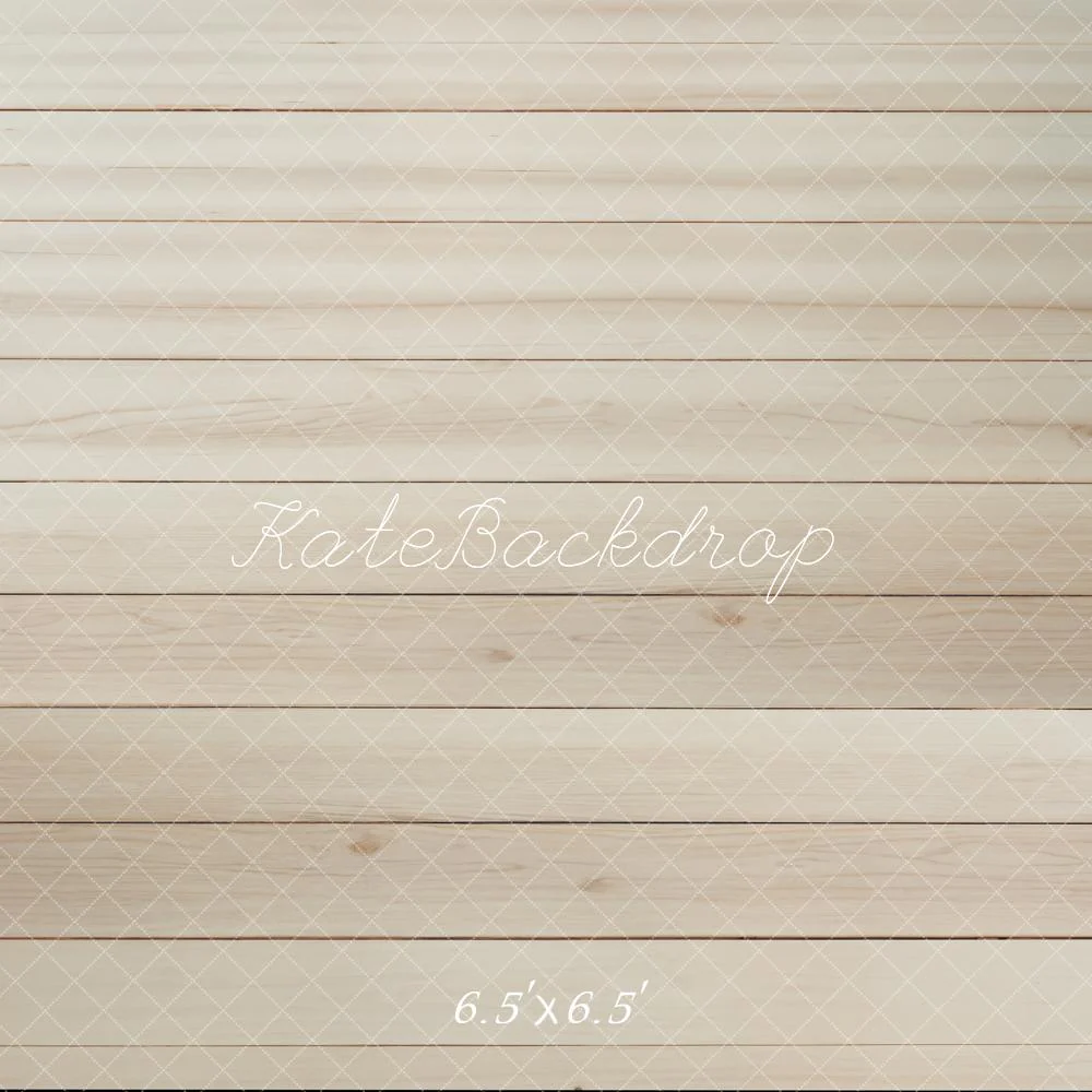 Kate Light Wood Plank Texture Floor Backdrop Designed by Kate Image - Image 2