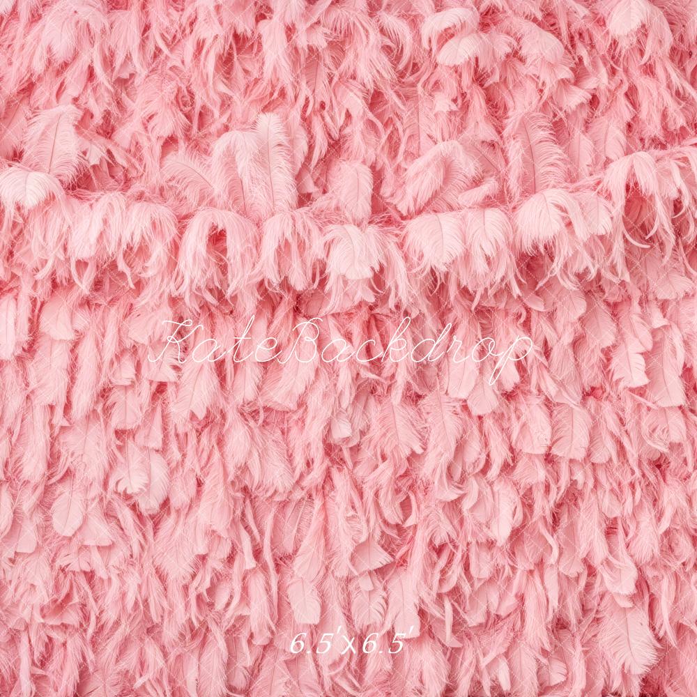 Kate Pink Feather Layers Backdrop Designed by Patty Robert - Image 2