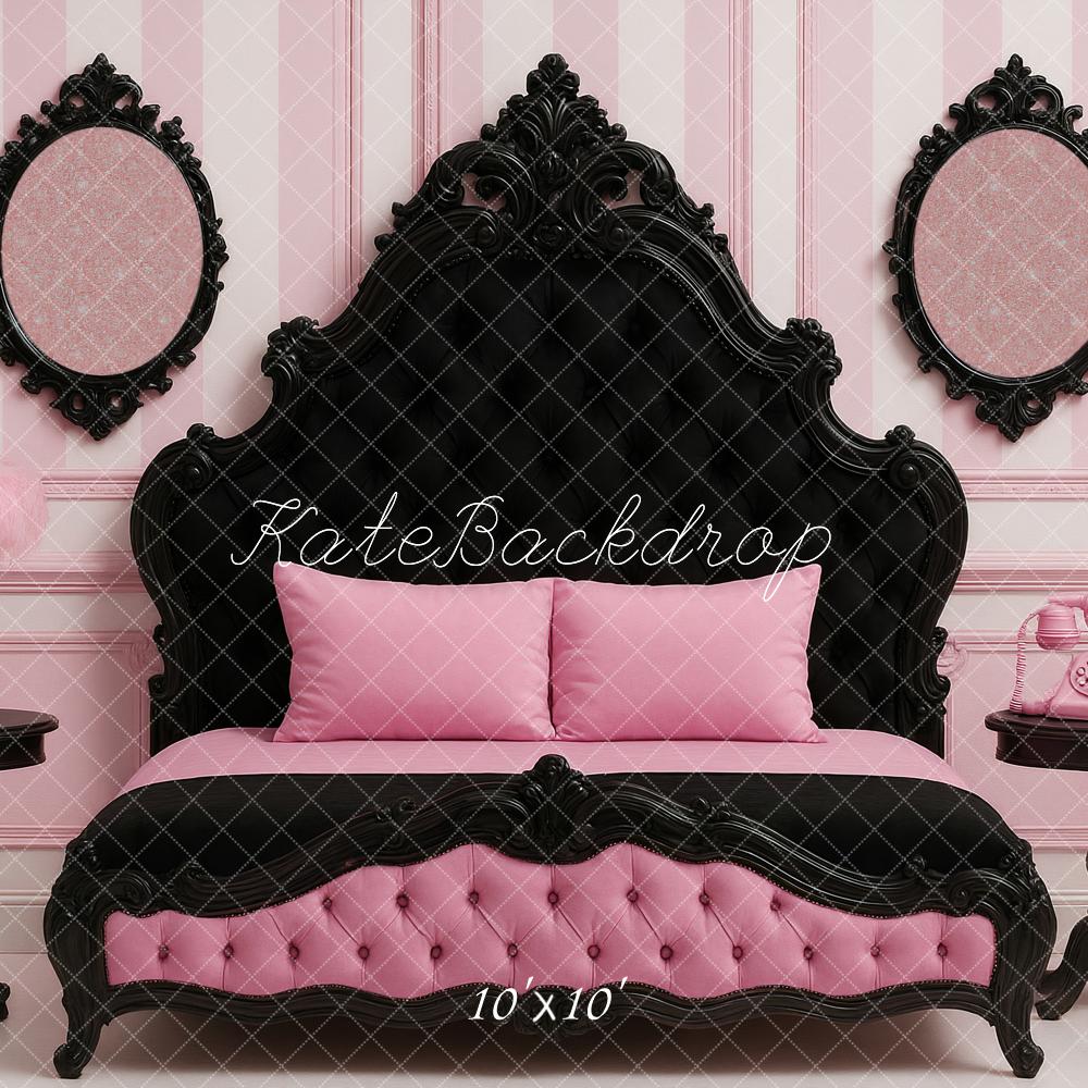 Kate Pink Vintage Bed Mirrors Backdrop Designed by Ashley Paul - Image 7