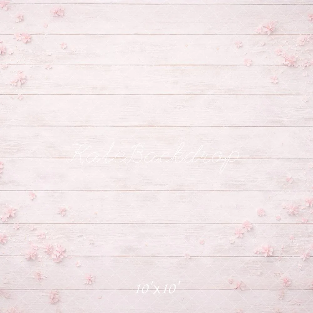 Kate Pink Wooden Planks Backdrop Designed by Mandy Ringe Photography - Image 7
